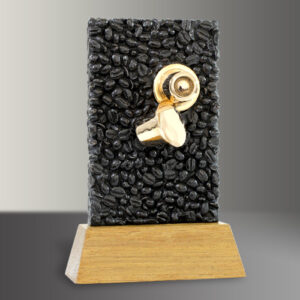 Trophée bronze reproduction produit : Café